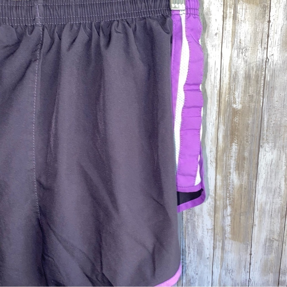 Nike Women's Black and Purple Running Shorts - Picture 4 of 4